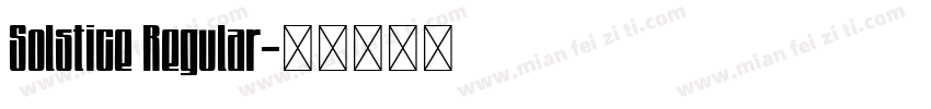 Solstice Regular字体转换
